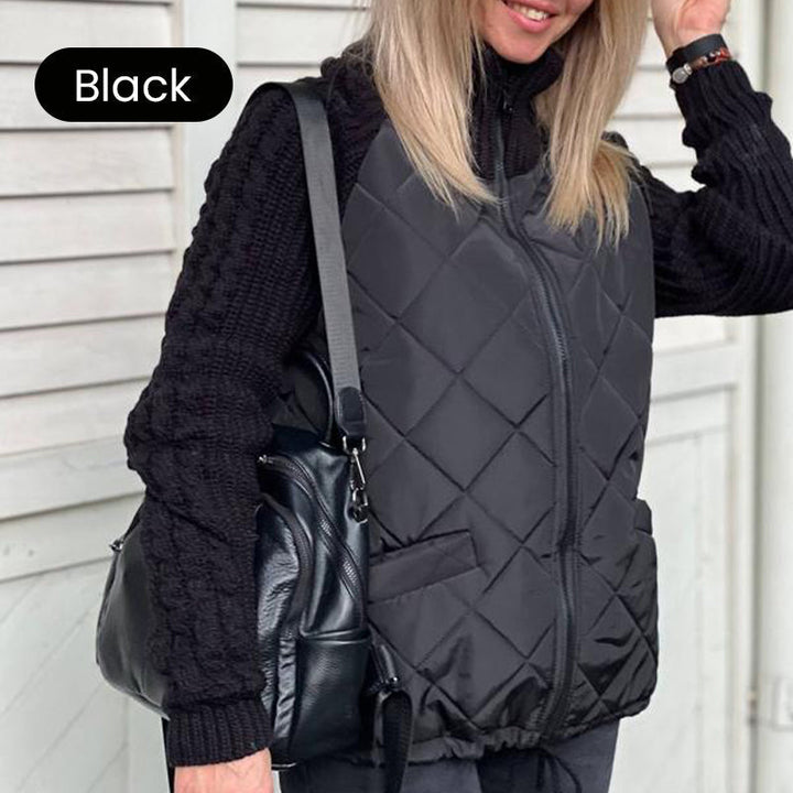 Aura Knit Patchwork Puffy Jacket